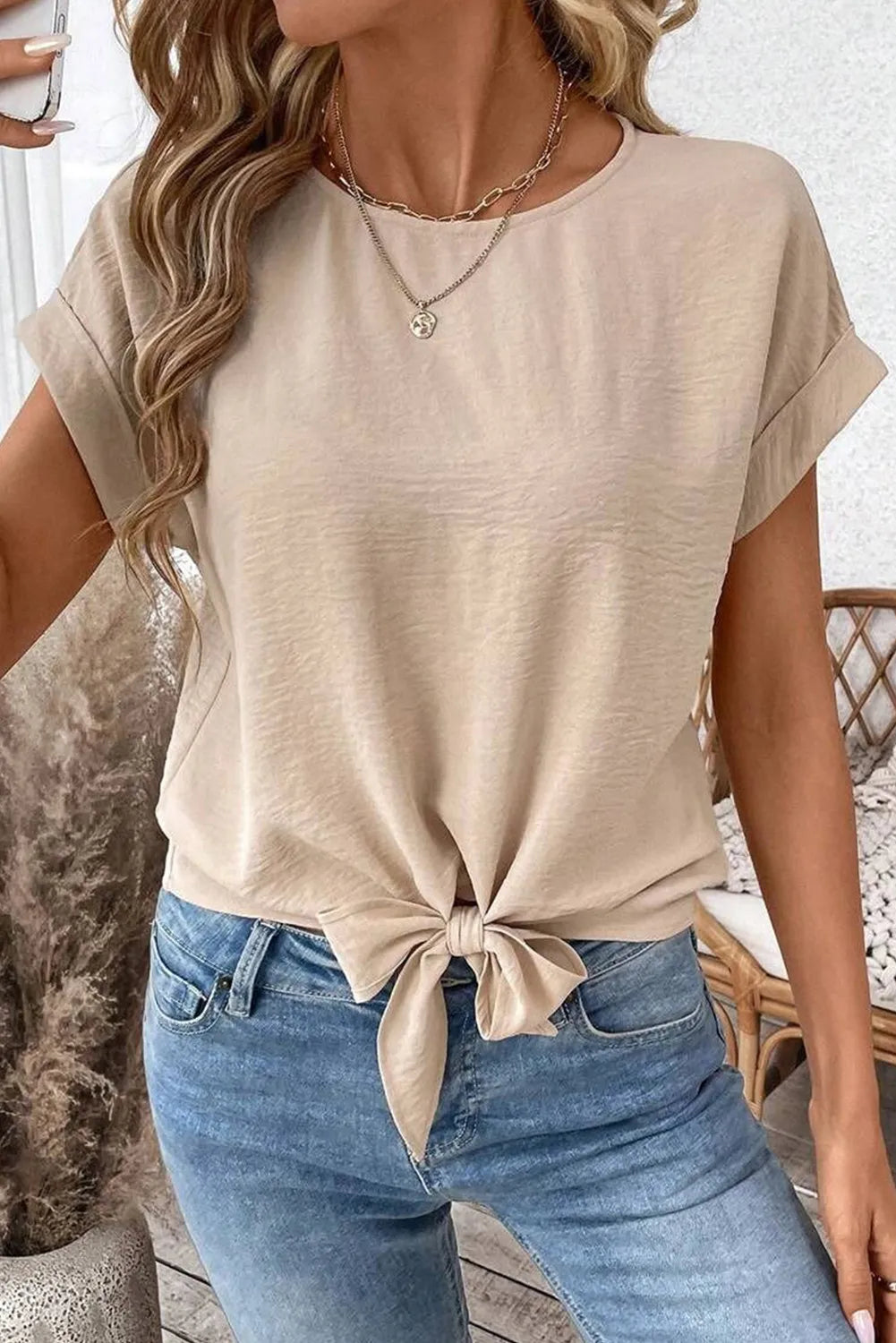 Vanilla Knot Chic Blouse