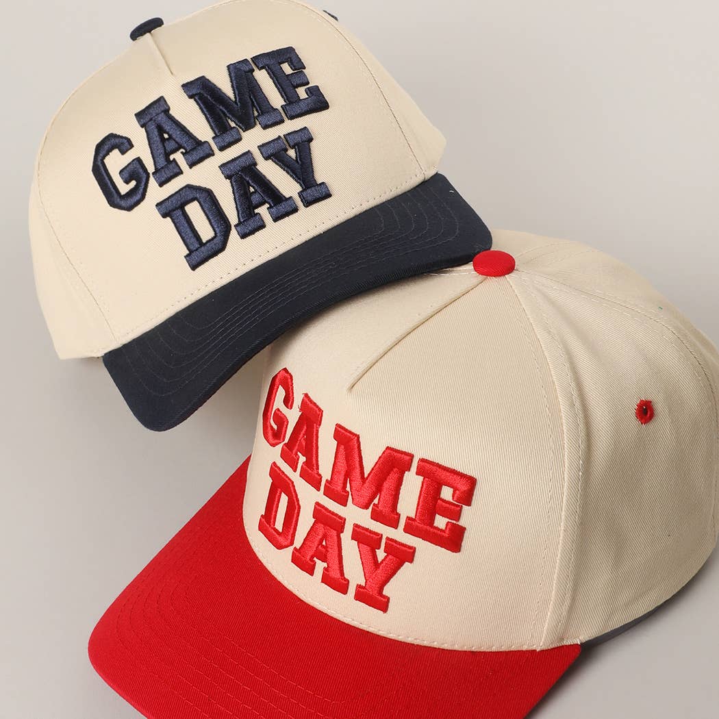 GAME DAY 3D Puff Embroidered Trucker Hat
