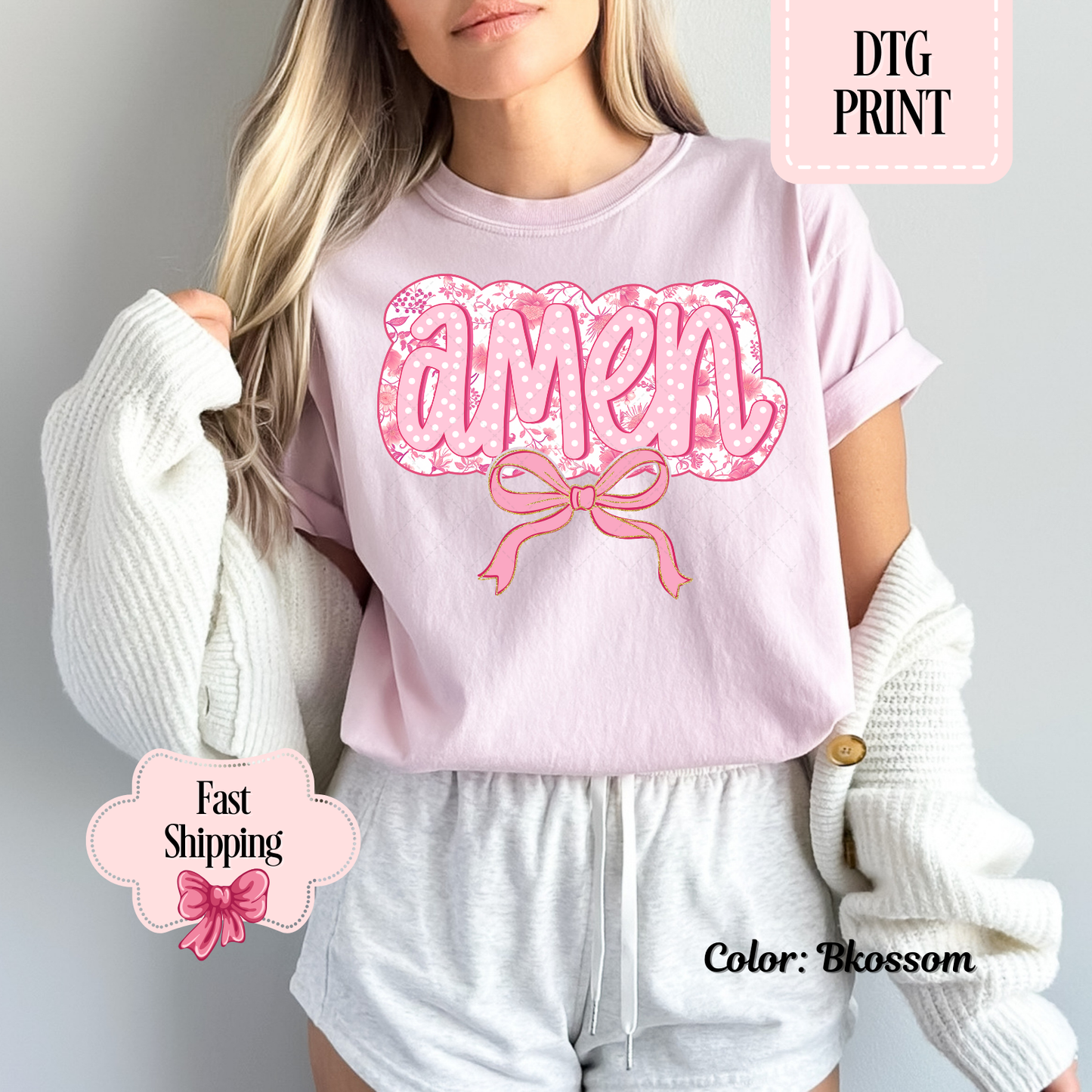 Amen (Pink Chinoiserie)