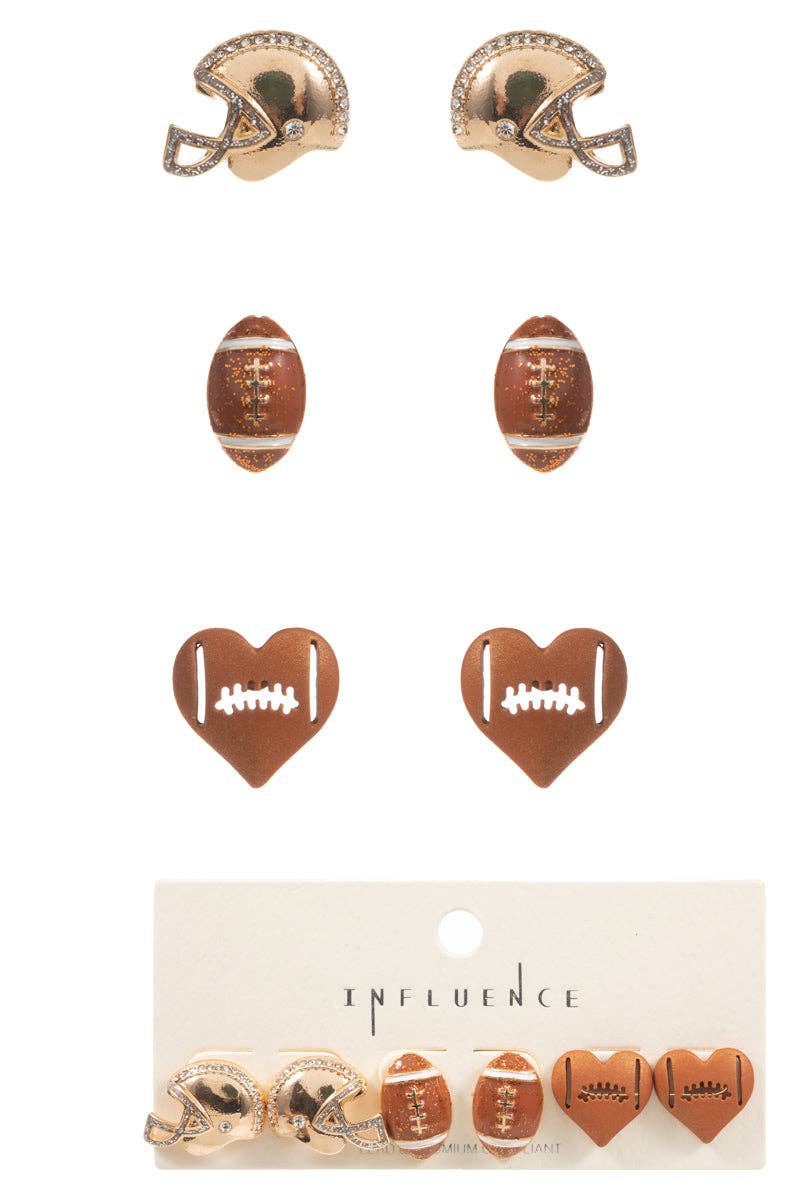 Friday Night Lights Earring Trio