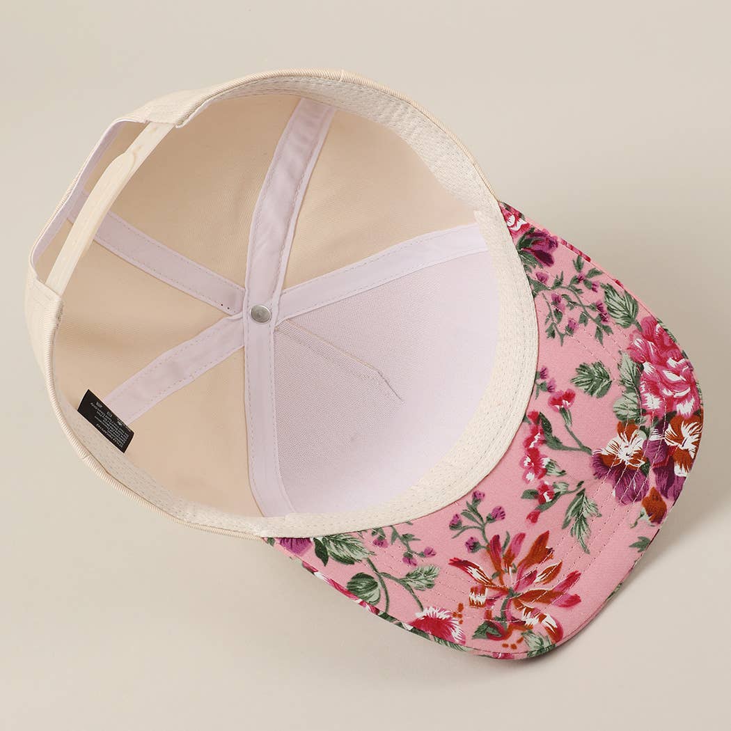 Howdy Darlin' Floral Patch Trucker Hat