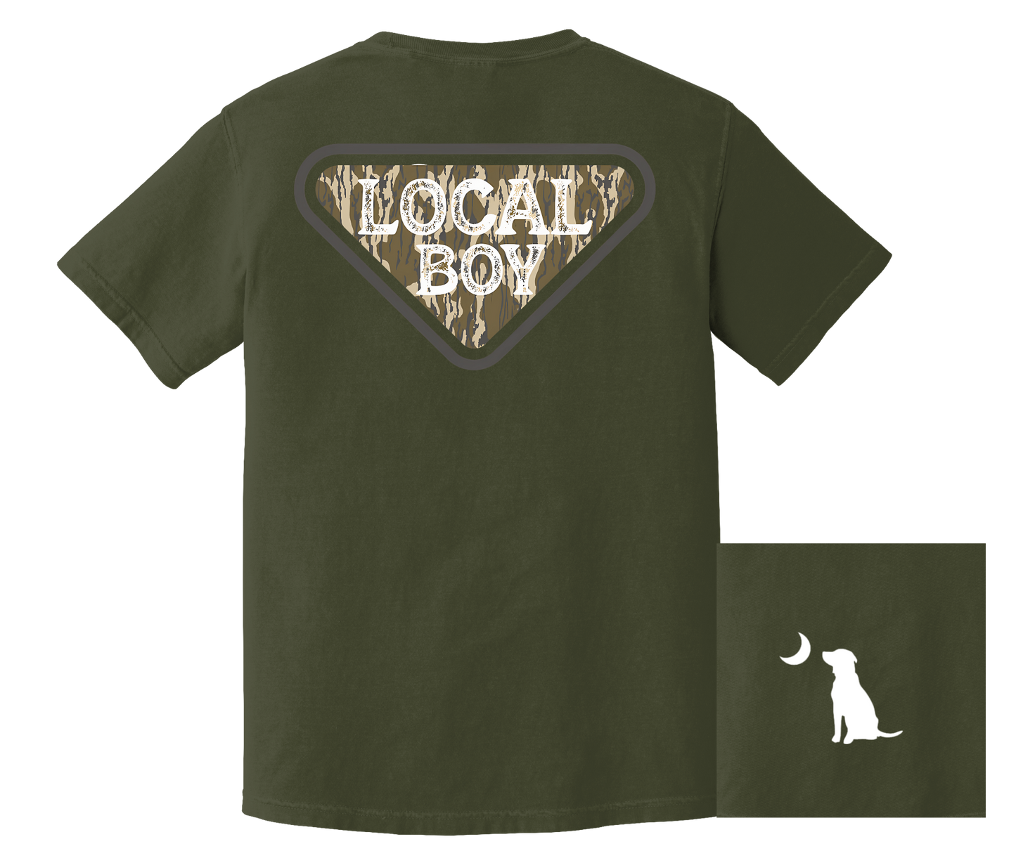 Local Boy Moss Shield Tee