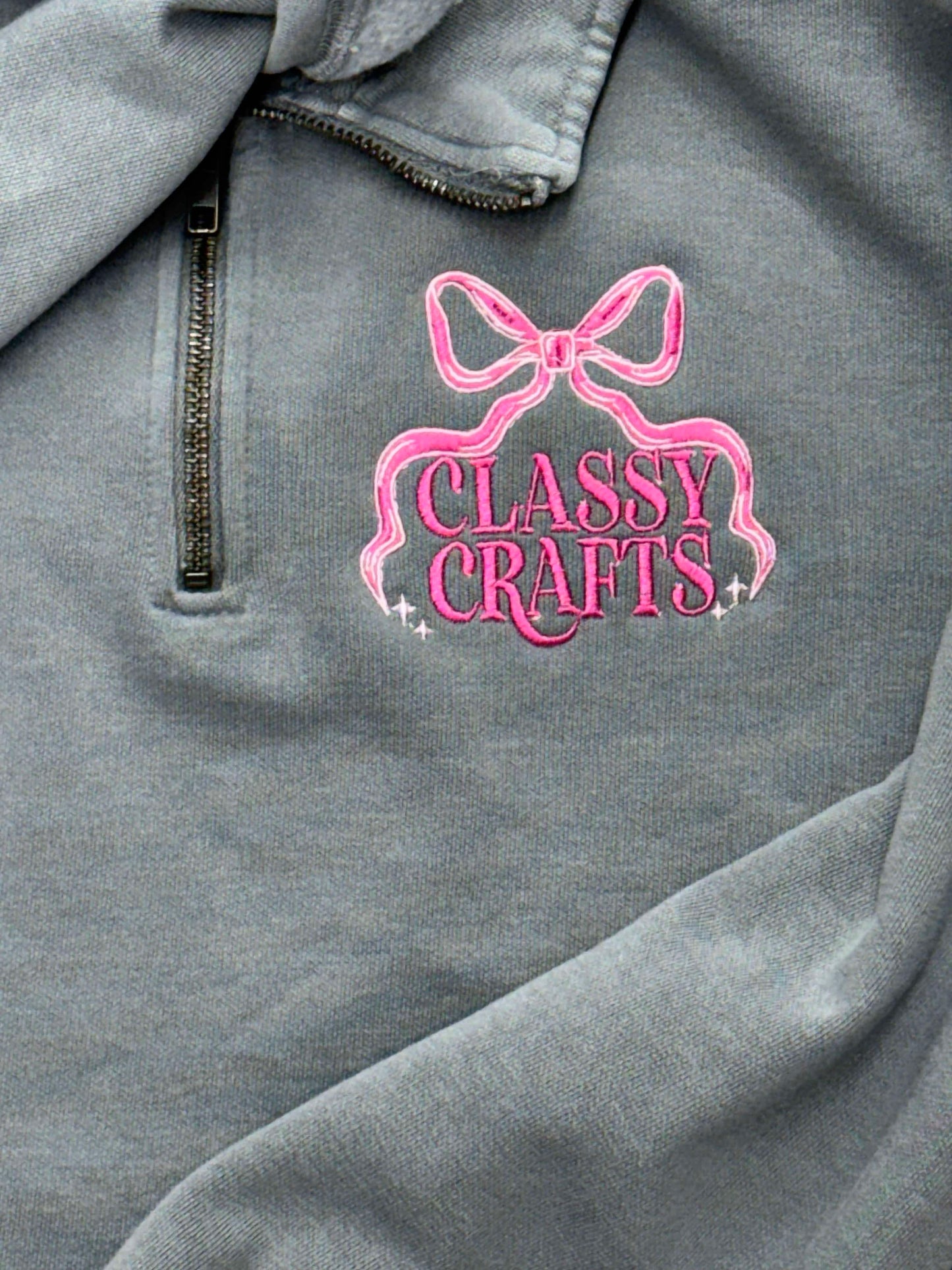 π Personalized Embroidered π Comfort Color Quarter Zip