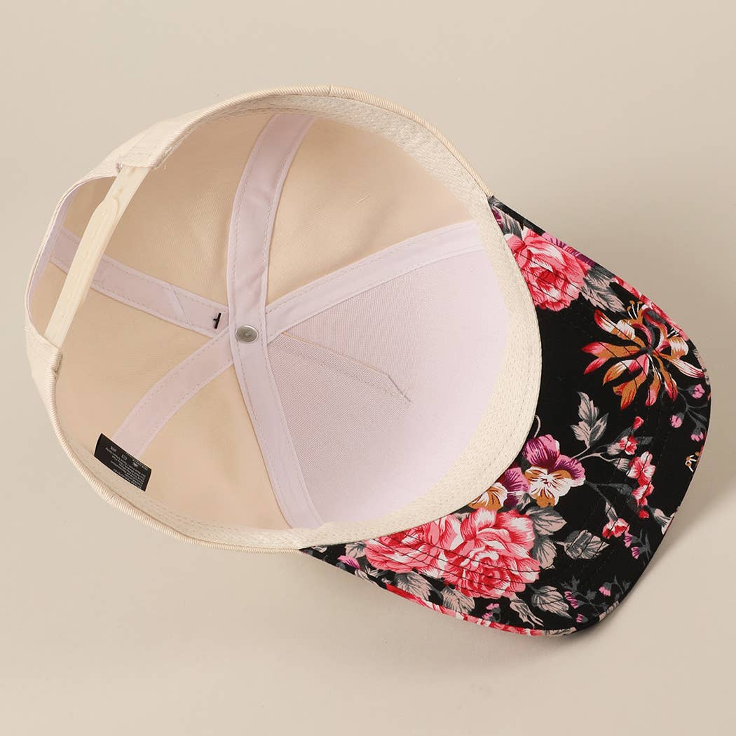 Howdy Darlin' Floral Patch Trucker Hat