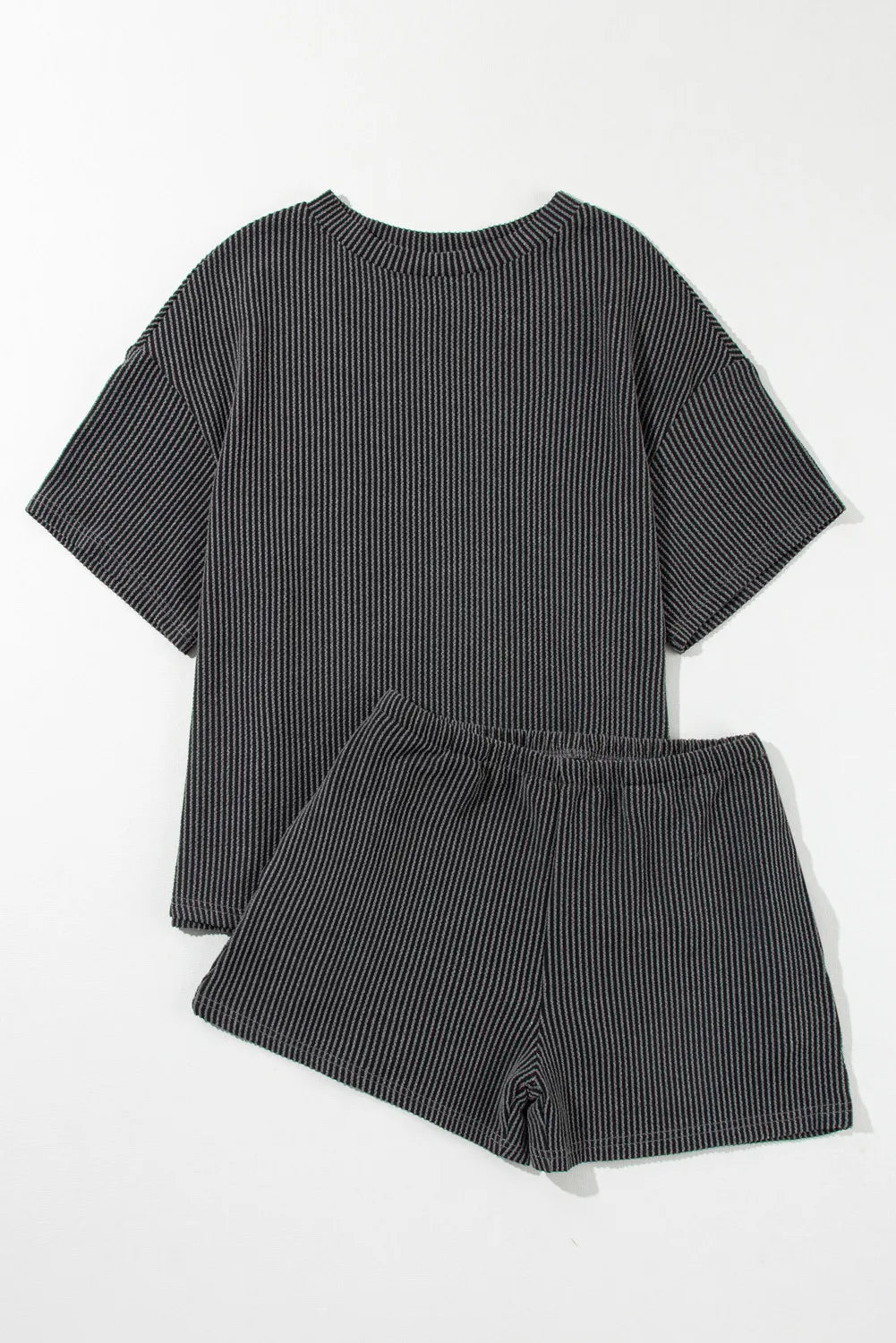 Stormy Chic Ribbed Lounge Set