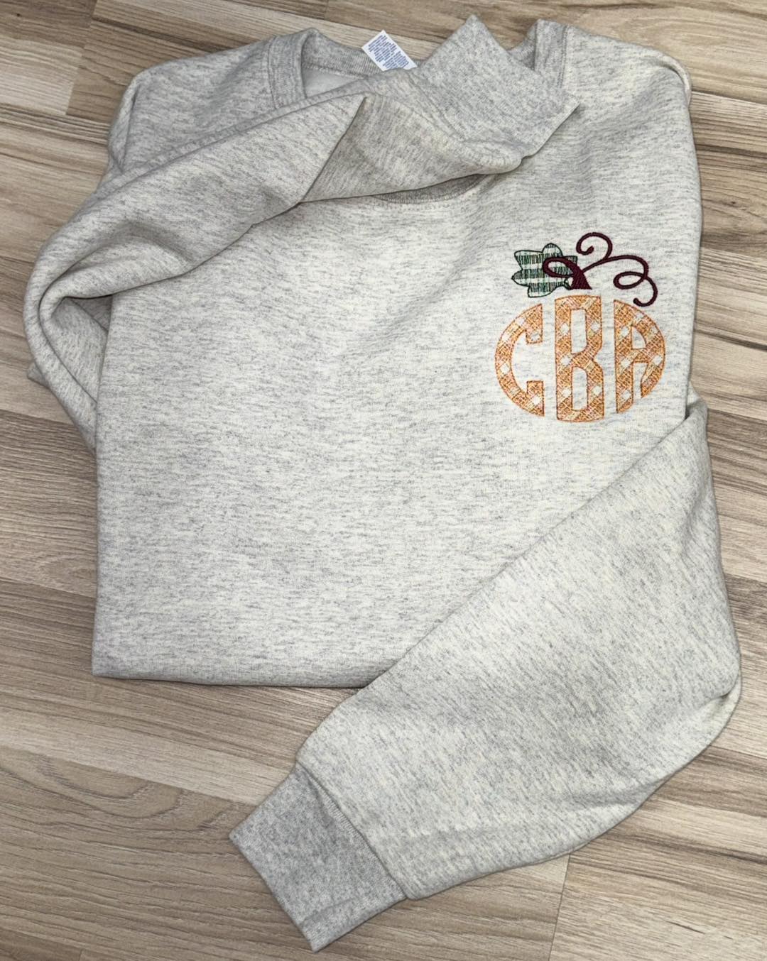 Checkered Monogrammed Sweatshirt