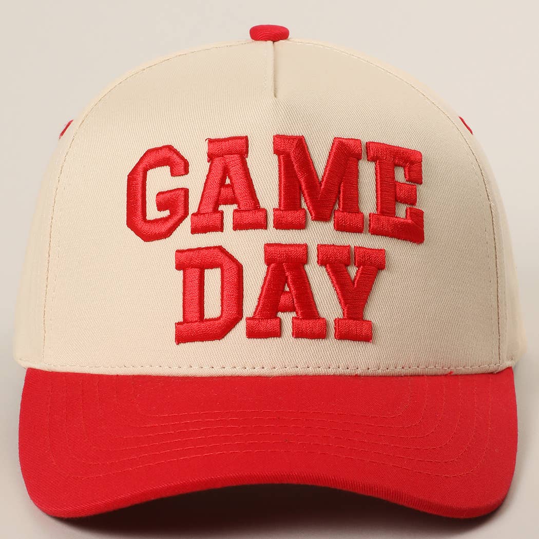 GAME DAY 3D Puff Embroidered Trucker Hat