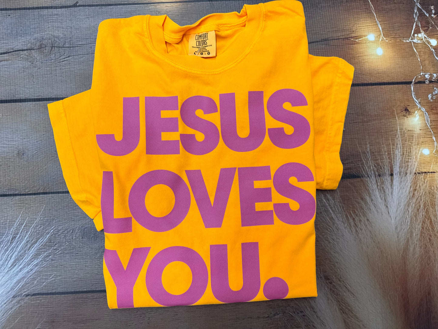 Jesus Loves You Neon Colors