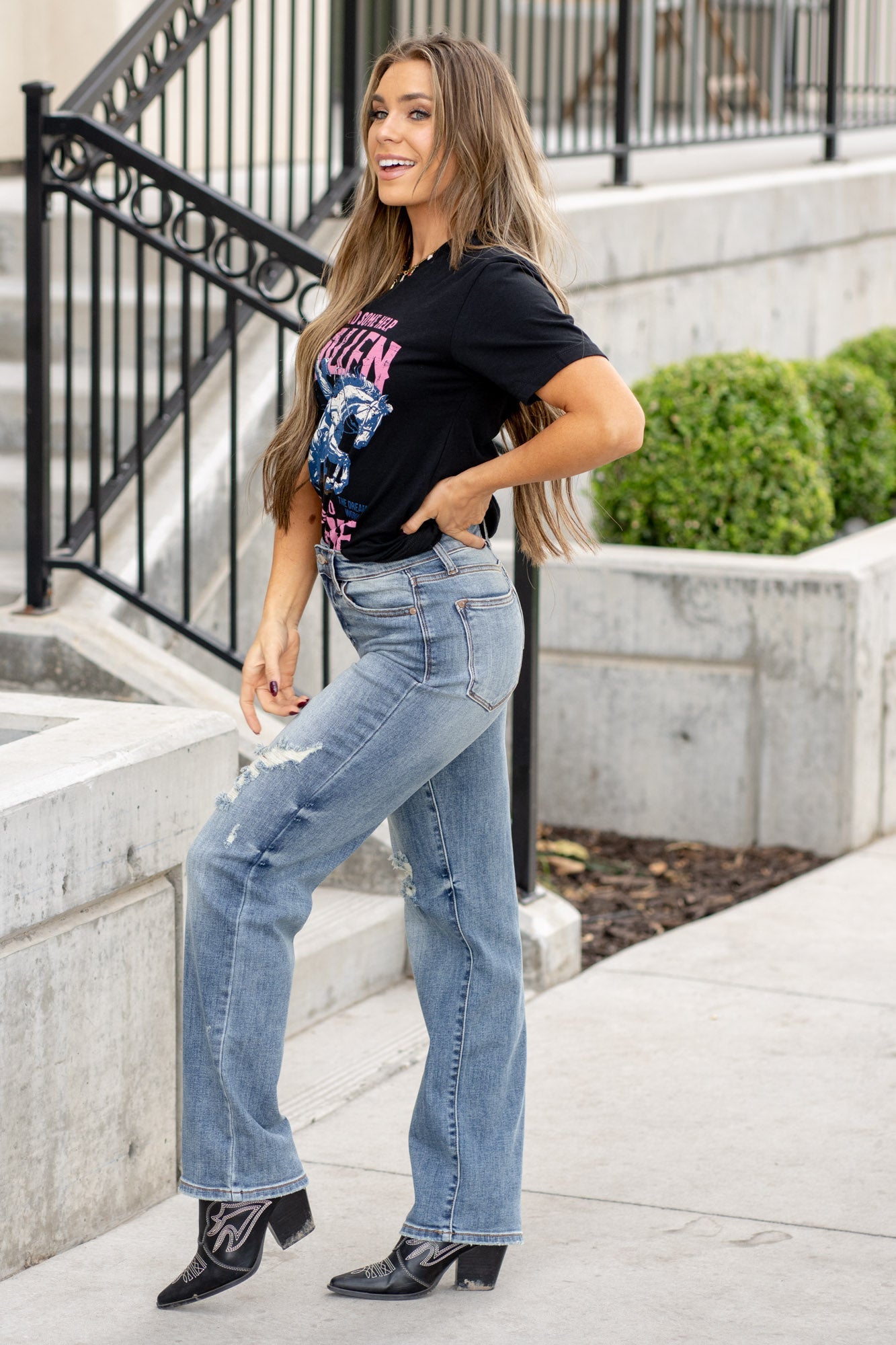 Heavenly High Waisted Dad Jeans Judy Blue Jeans
