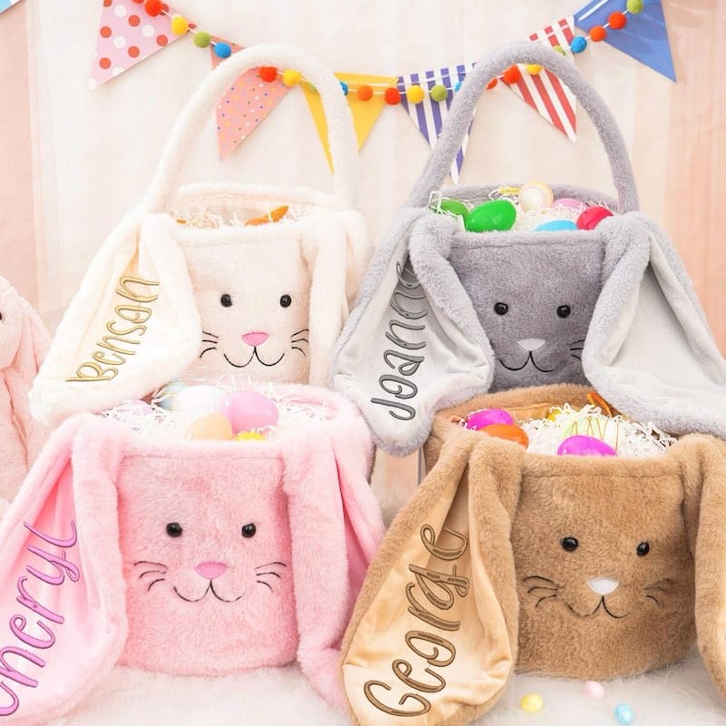 Personalized Easter Bunny Basket