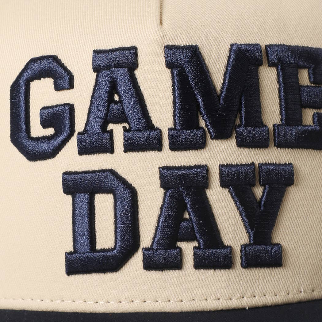 GAME DAY 3D Puff Embroidered Trucker Hat