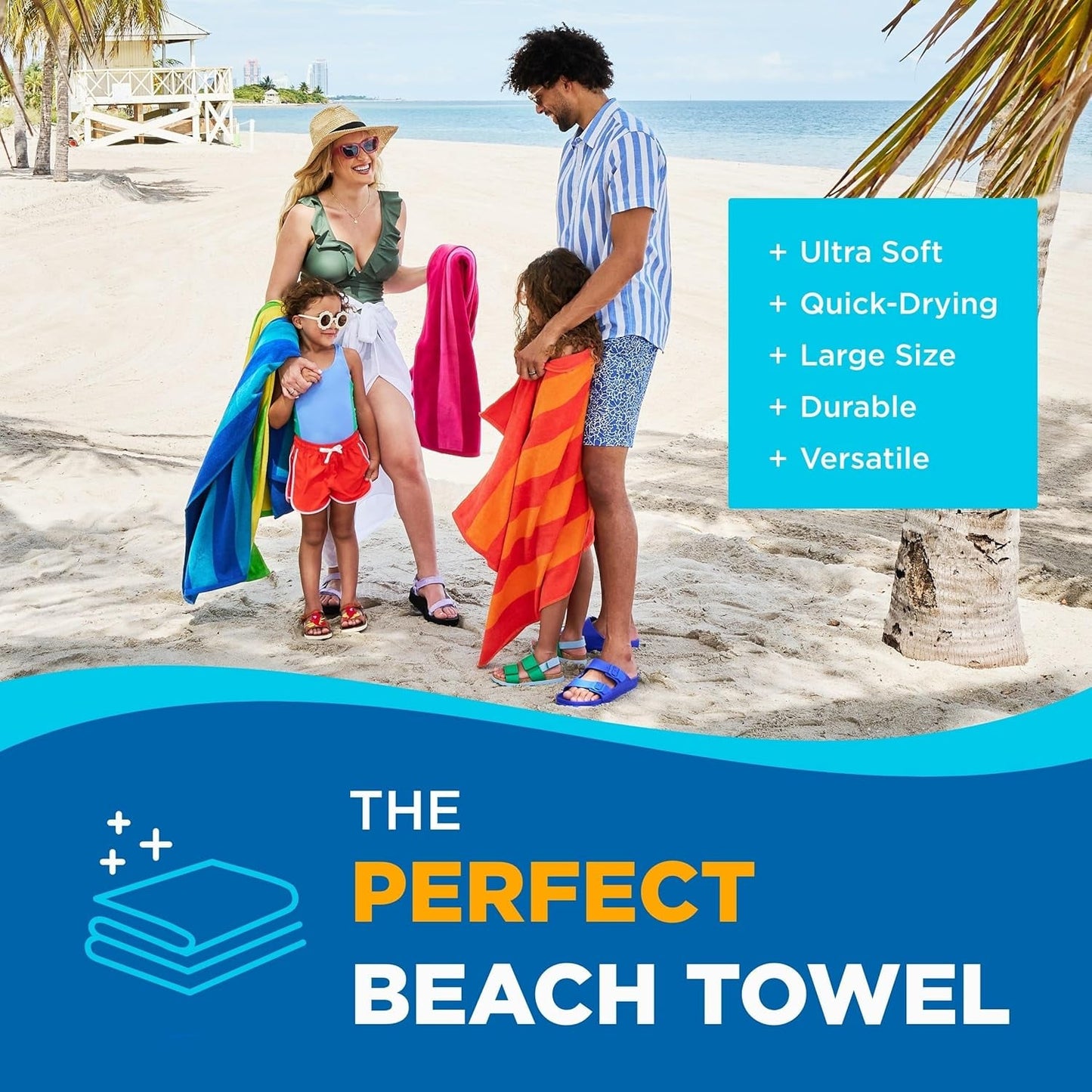 Oversized Personlized Beach Towel