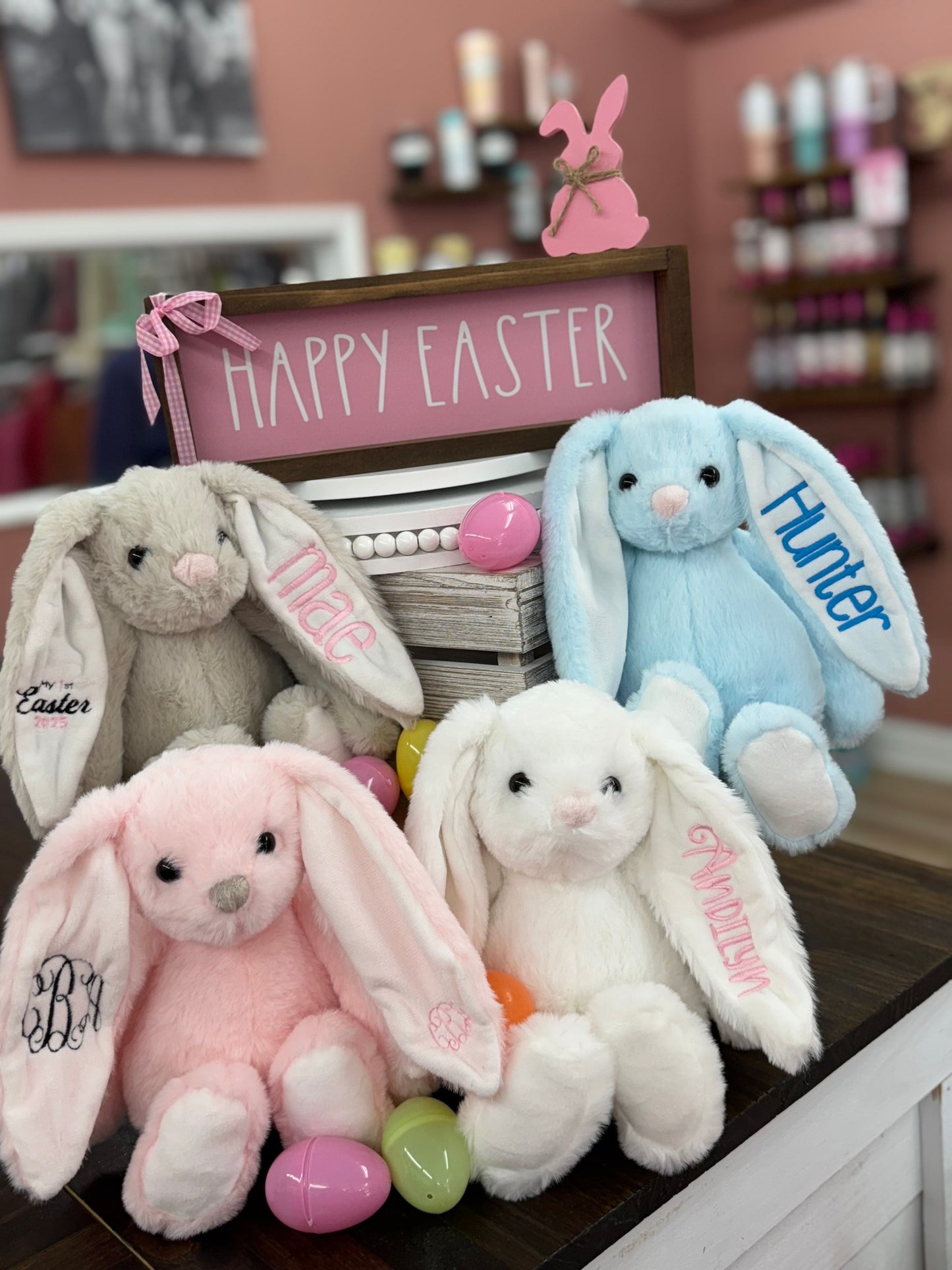 Personalized 14" Easter Bunny Plush