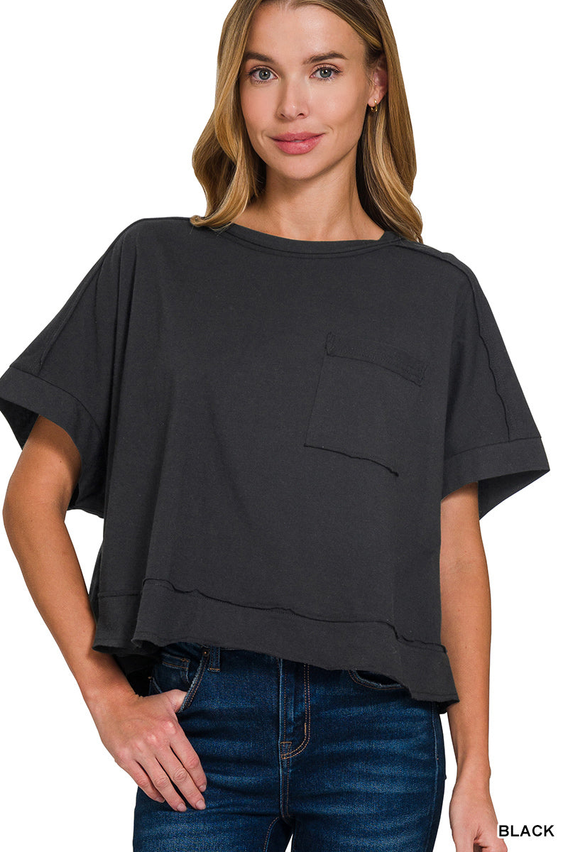 Edge Factor Oversized Crop Tee