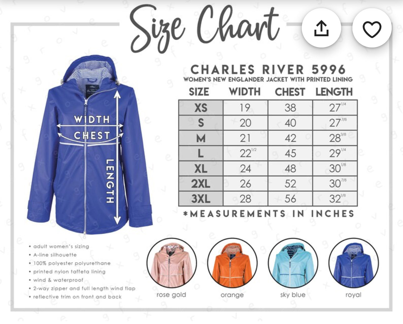 New Englander Charles River Rain Jackets