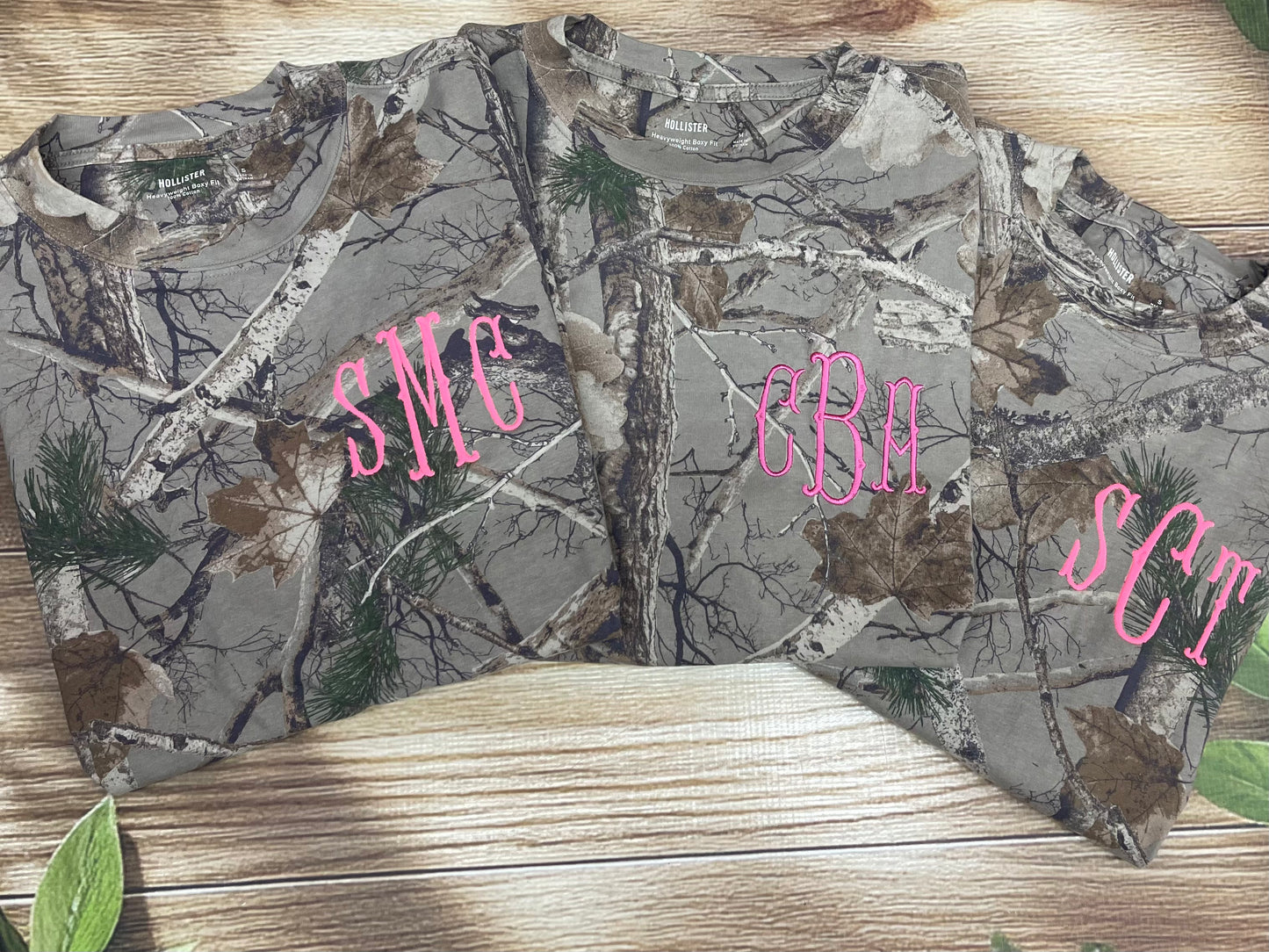 Monogram Hollister Camo Tee