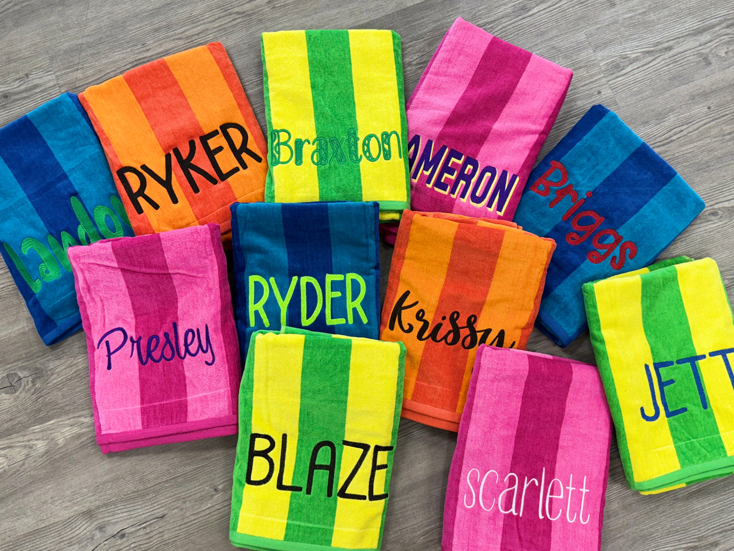 Oversized Personlized Beach Towel