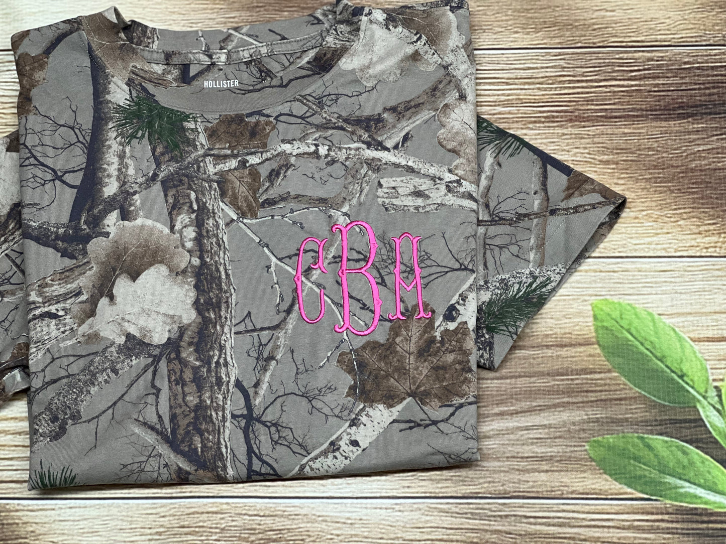 Monogram Hollister Camo Tee