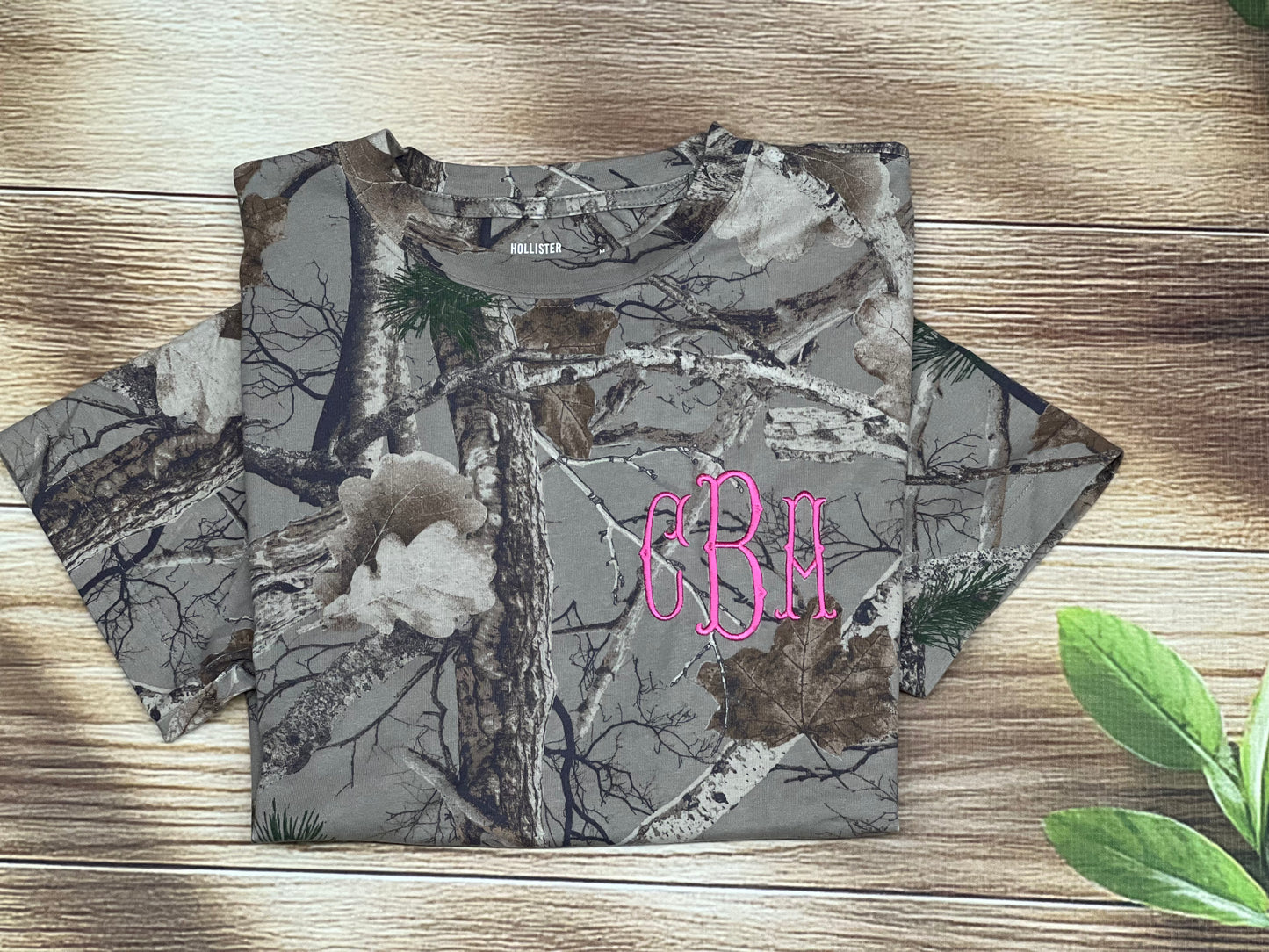 Monogram Hollister Camo Tee