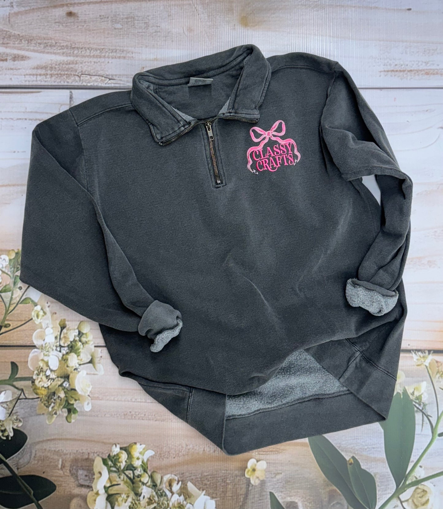 π Personalized Embroidered π Comfort Color Quarter Zip