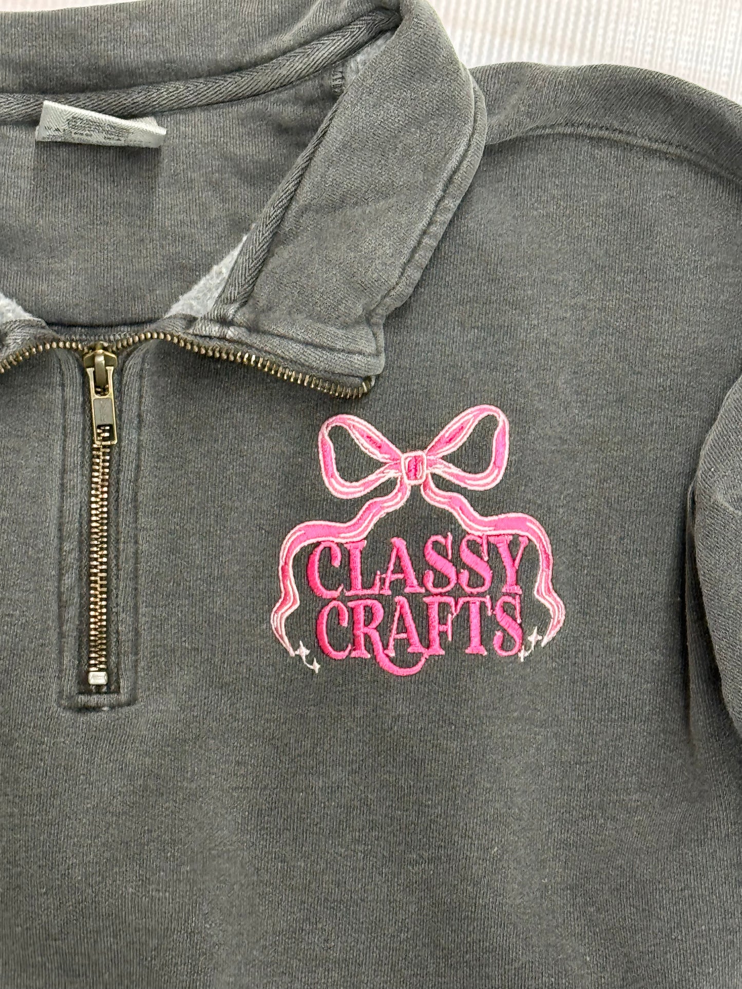 π Personalized Embroidered π Comfort Color Quarter Zip