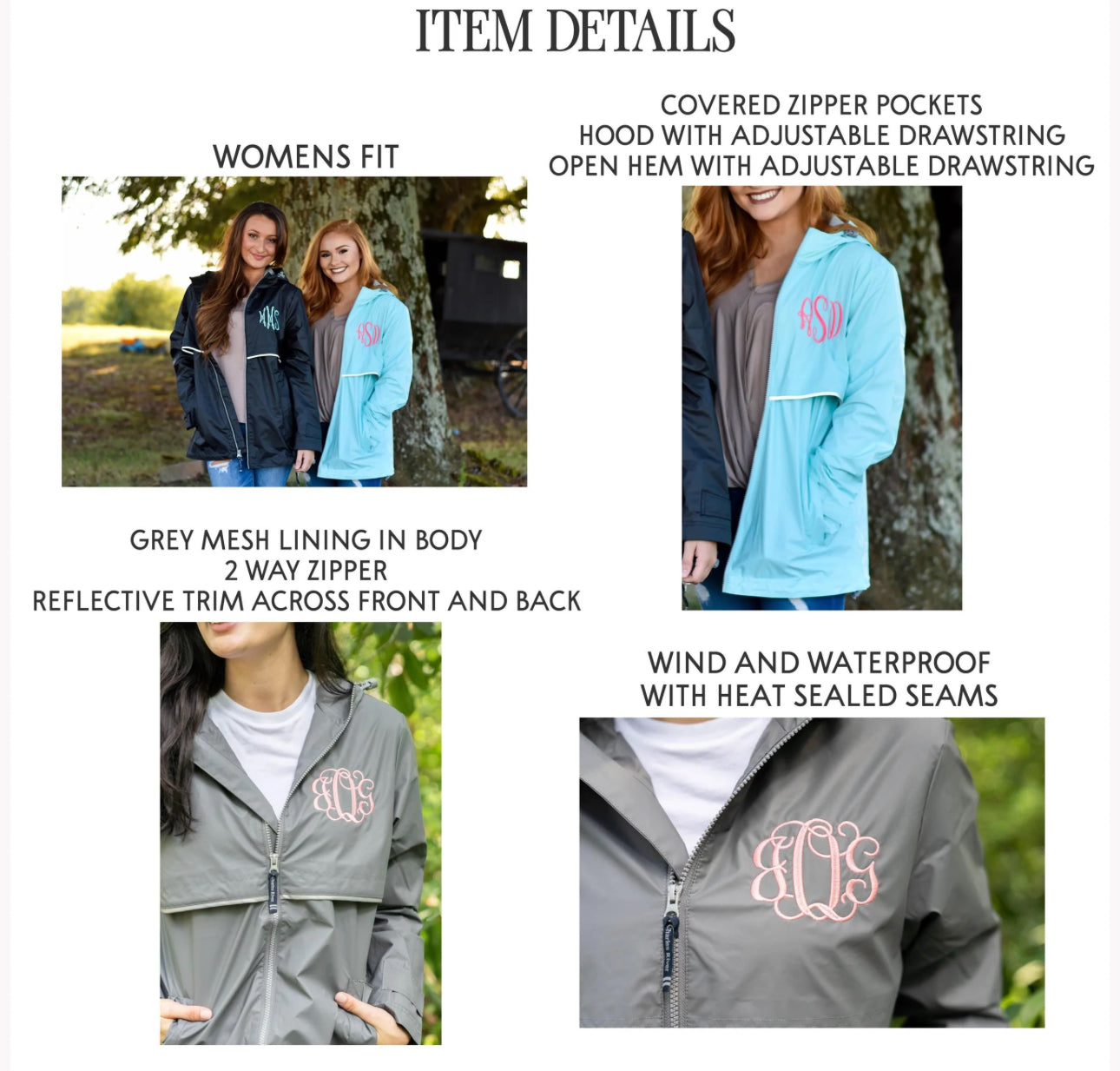 New Englander Charles River Rain Jackets