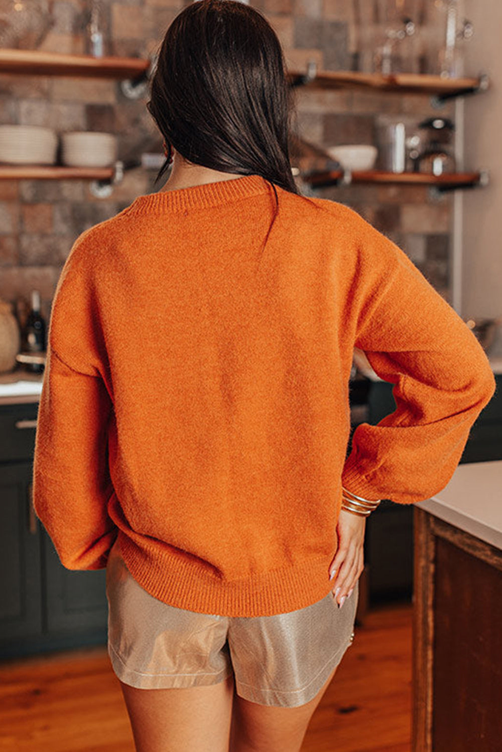 Thanksgiving Tinsel Sweater