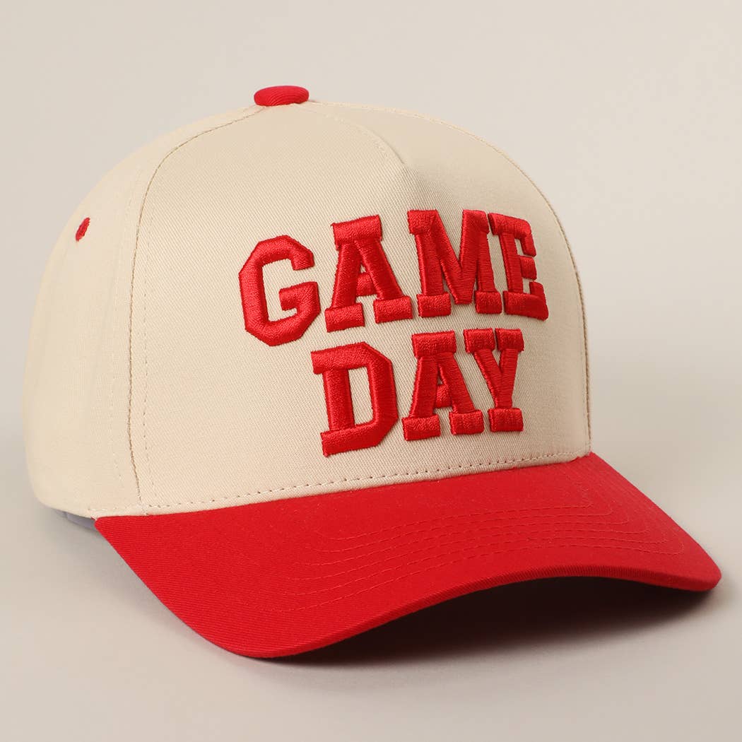 GAME DAY 3D Puff Embroidered Trucker Hat