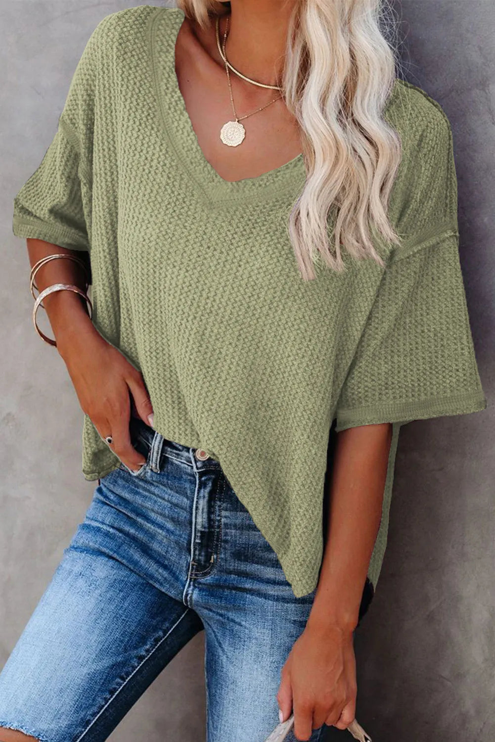 Meadow Muse Textured Knit Top