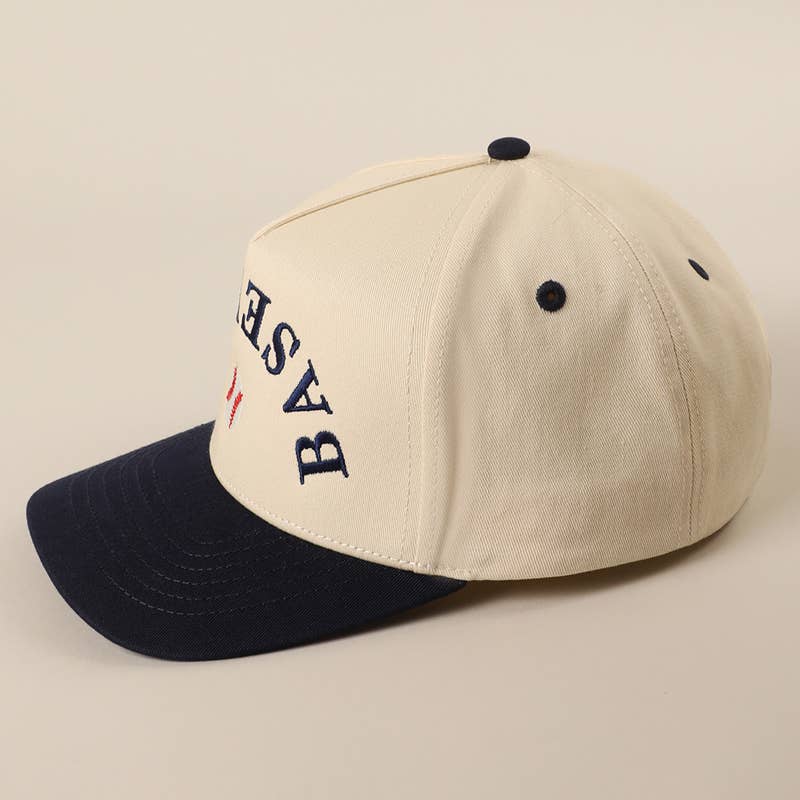 Baseball Upside Down Lettering Trucker Hat