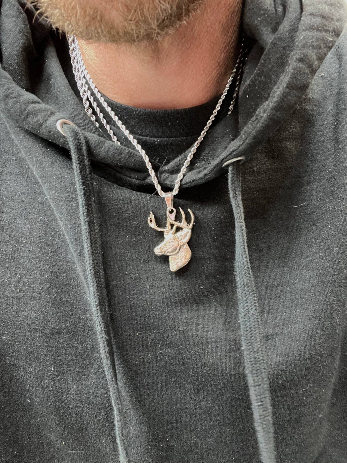 Big Rack Stainless Steel Necklace and Pendant