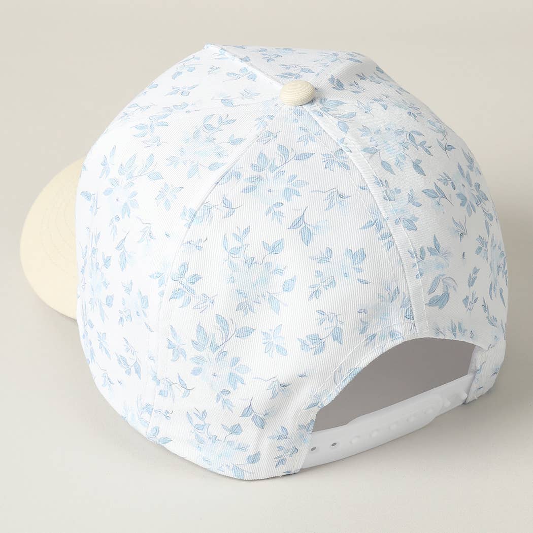 MAMA Embroidered Flower Trucker Hat