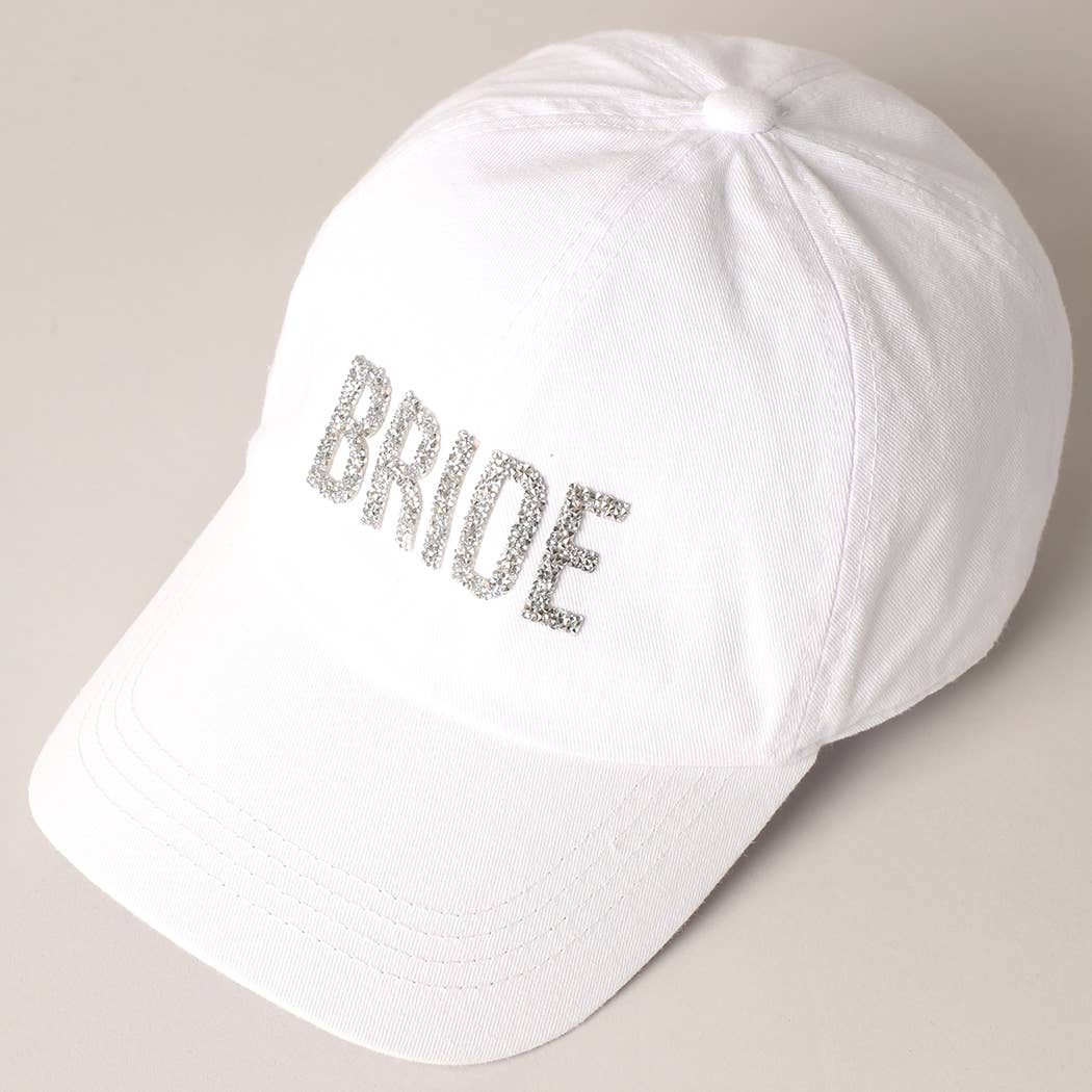 Bride Glitter Patch Baseball Cap