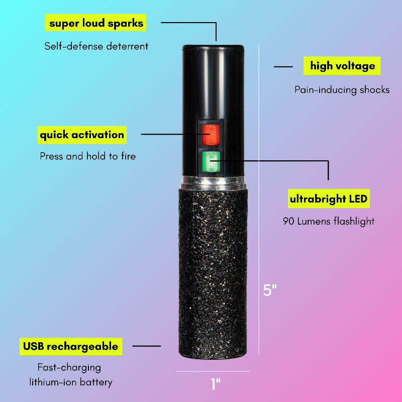 Mini Glitter Stun Gun - Bling Sting
