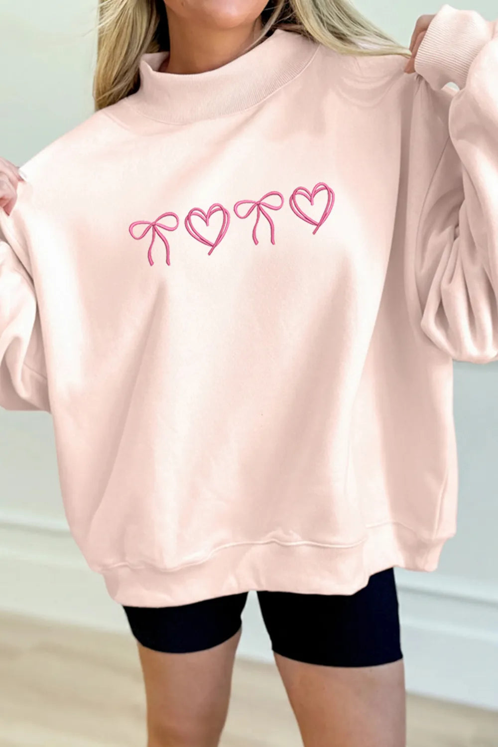 Sweetheart Bows Crewneck