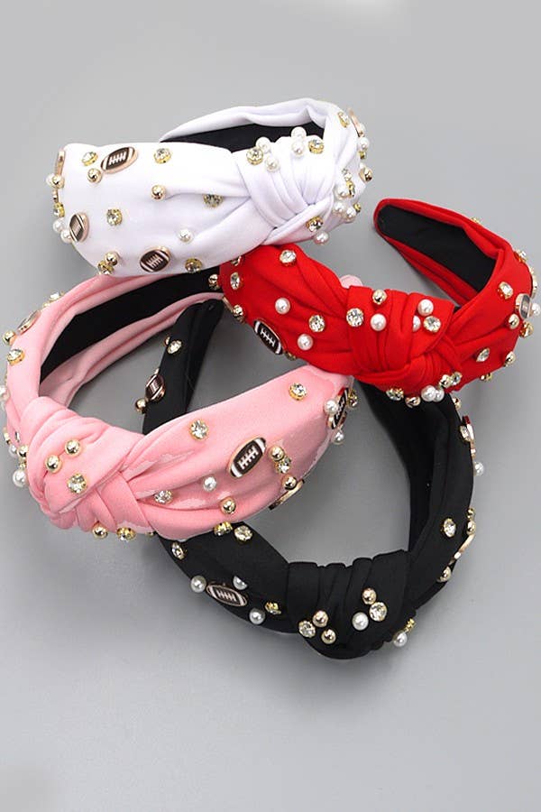 Football Game Day Rhinestone Headband