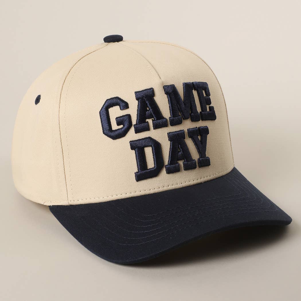 GAME DAY 3D Puff Embroidered Trucker Hat