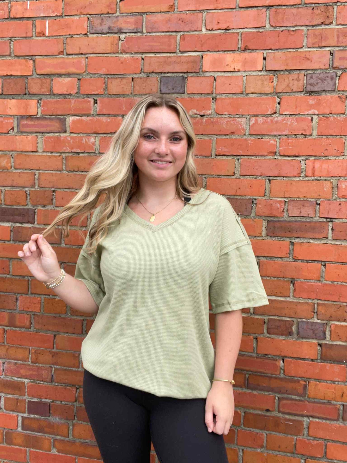 Meadow Muse Textured Knit Top