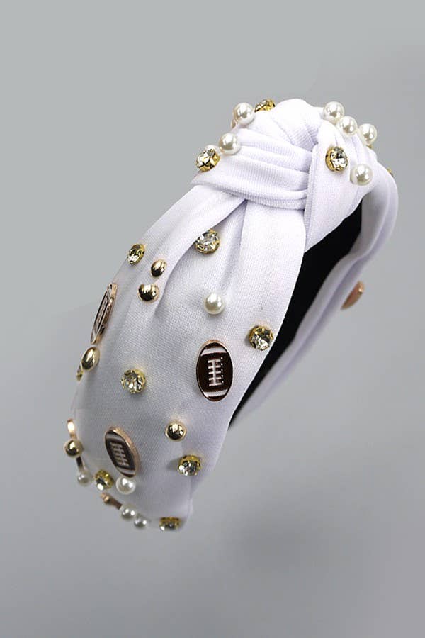 Football Game Day Rhinestone Headband