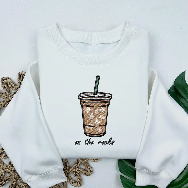 On The Rocks Embroidered Sweatshirt