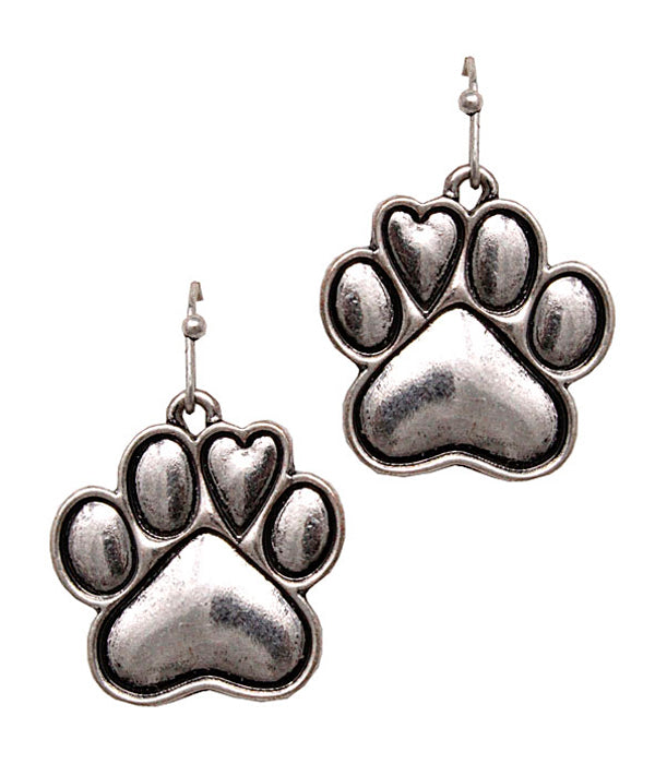 Paw Print Earrings