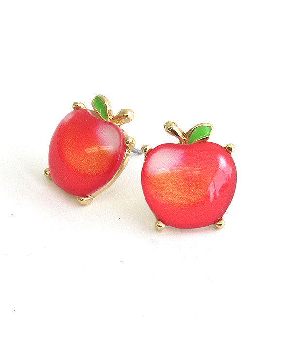 Apple Stud Earrings