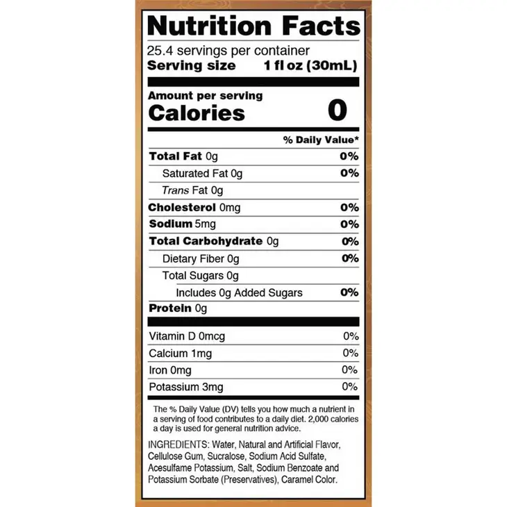 White Chocolate Skinny Syrup