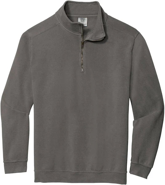 Zippered Pull-Over Sweatshirt - Comfort Colors