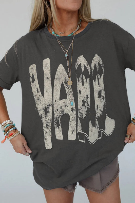 Y’all Cowgirl Up Vintage Tee