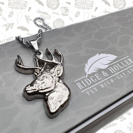 Big Rack Stainless Steel Necklace and Pendant