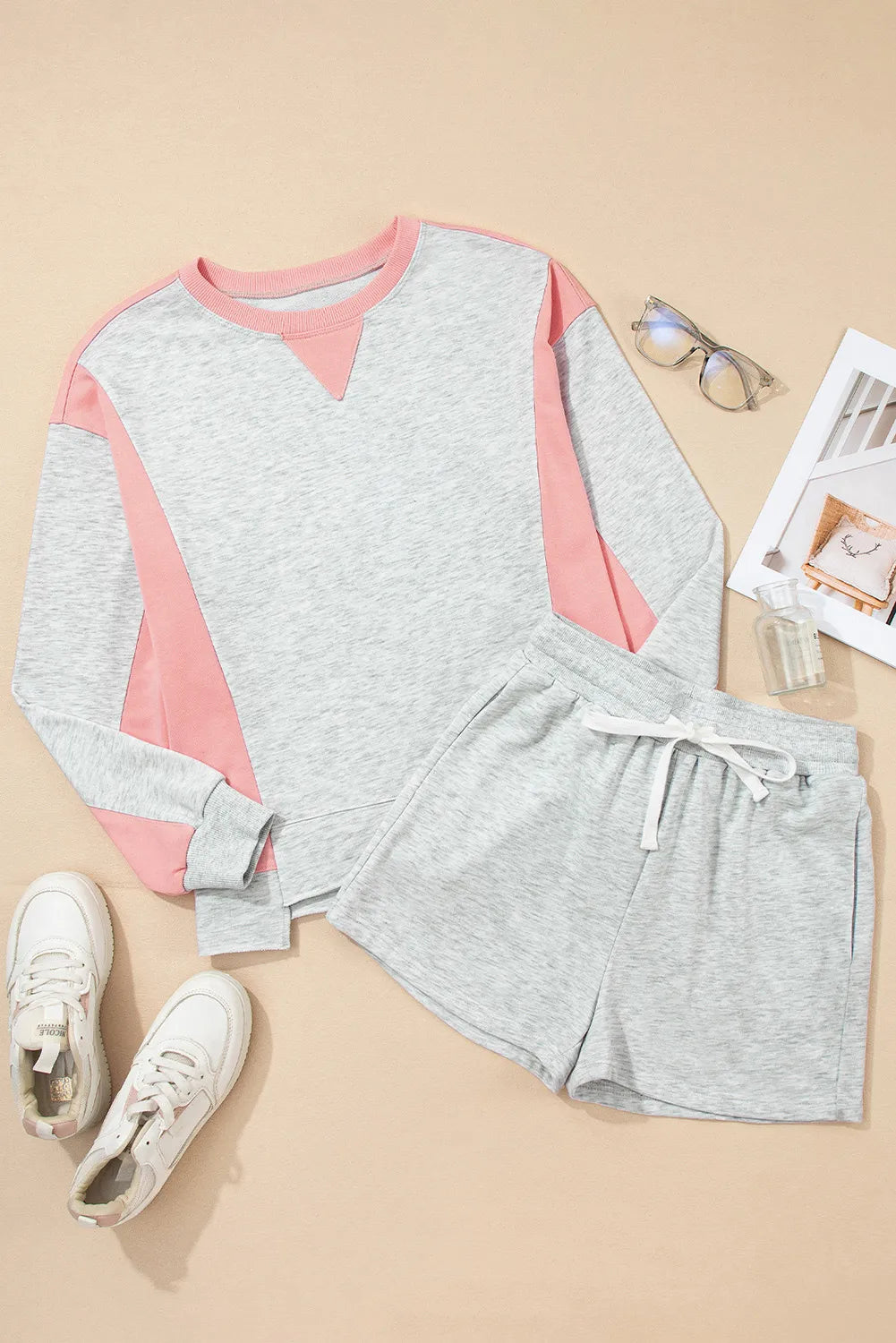 Cloud Crush Colorblock Lounge Set