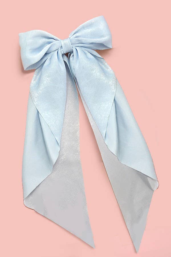 ✨ Organza Sheer Bow Ribbon Hair Clips ✨