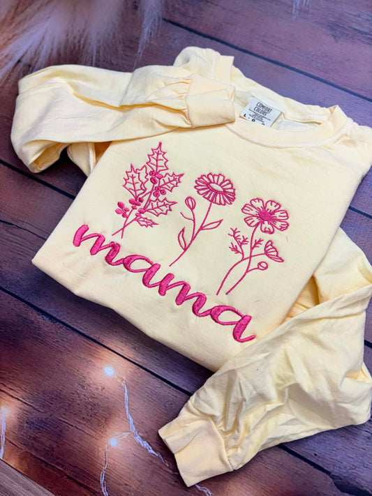 Custom Birth Month Embroidery