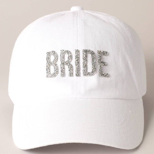 Bride Glitter Patch Baseball Cap